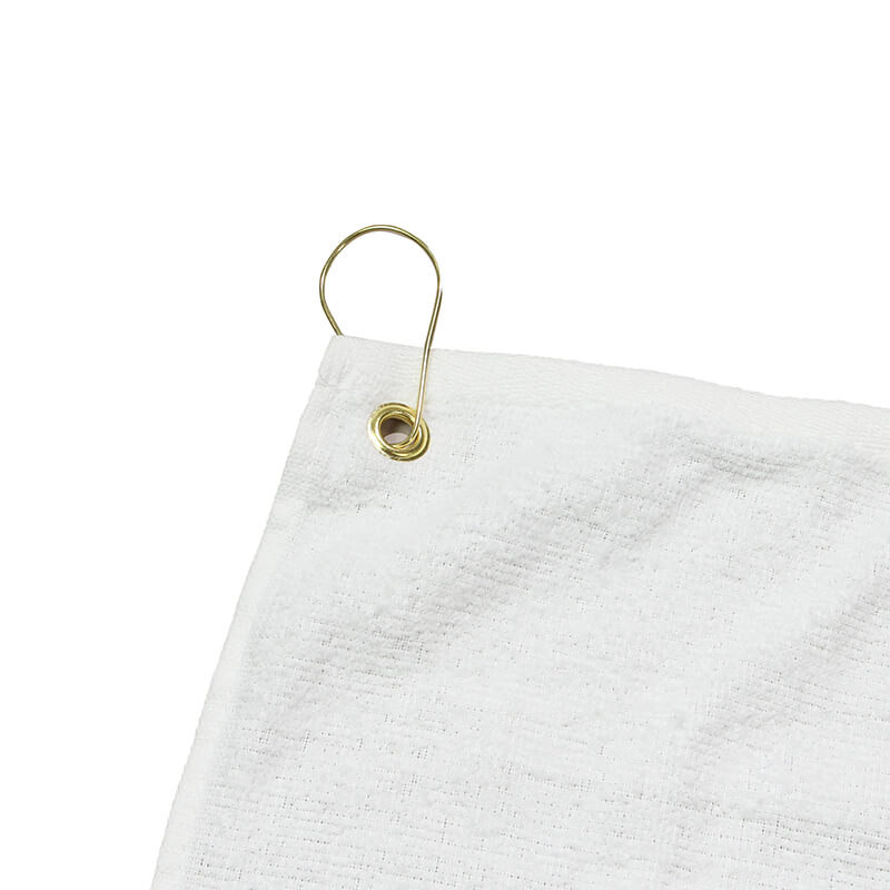 Golf Towel - White - CLEARANCE
