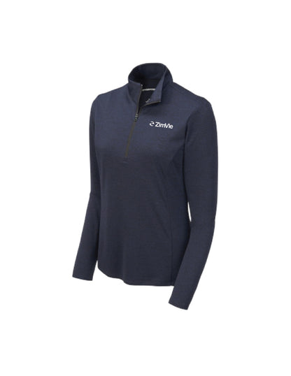 Women's Endeavor 1/4 Zip Pullover - Deep Navy Heather