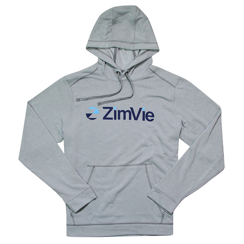 Tri-Blend Hooded Sweatshirt - Light Grey Heather