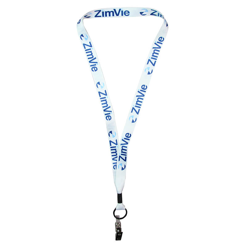 Sublimated Lanyard - White