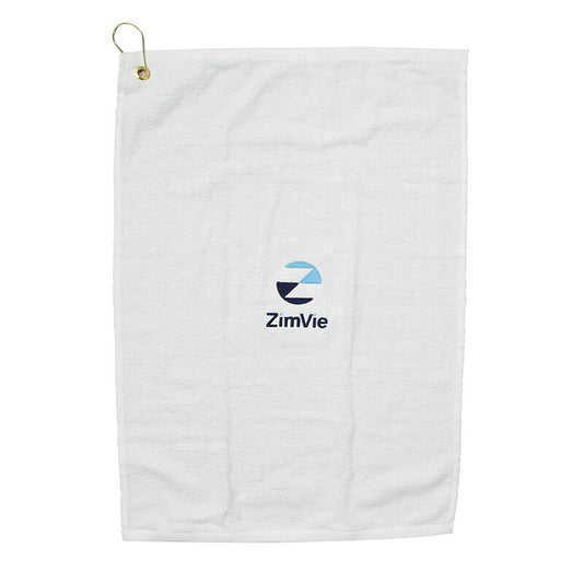 Golf Towel - White - CLEARANCE